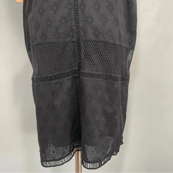 NWT Rip Curl Women's Black Karma Mesh Sleeveless Ladder Stitch Mini Dress Sz XL - Picture 7 of 12